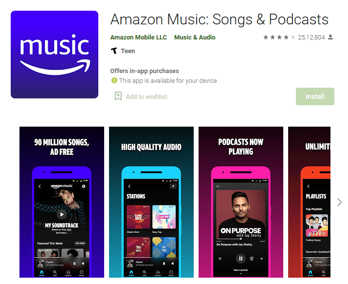 Amazon Music Songs & Podcasts